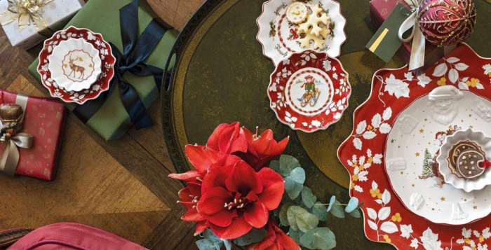 Kerstservies en kerstdecoraties van Villeroy & Boch