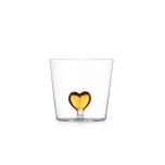 Ichendorf Milano Cuore Waterglas Yellow Heart 