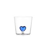 Ichendorf Milano Cuore Waterglas Blue Heart 