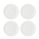 Royal Doulton 1815 Pure Dinerbord 28 cm - wit -  Set van 4 