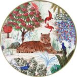 Gien Le Jardin Du Palais Gebaksbord Tijger 17 cm