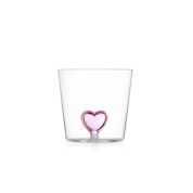 Ichendorf Milano Cuore Waterglas Pink Heart - set van 2
