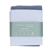 Bunzlau Castle Organic Home Theedoek Wilderness + Keukendoek Forest Blue – set van 2