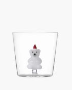 Ichendorf Milano Christmas Tales Waterglas ‘Bear with hat’- set van 2