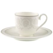 Villeroy & Boch Gray Pearl Espressokop 0.10 ltr en schotel