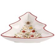 Villeroy & Boch Christmas Winter Bakery Delight Schaal kerstboom, 17 cm