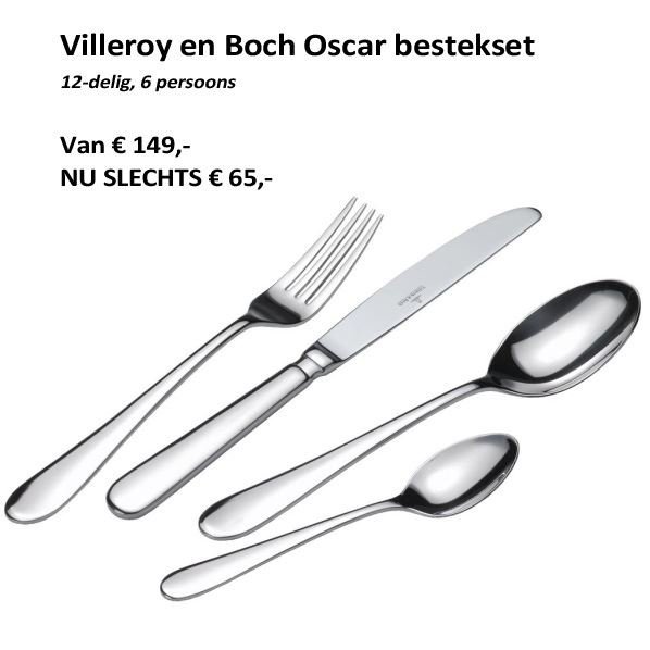 Bezet Naar nikkel Aanbieding: Villeroy & Boch Oscar bestek